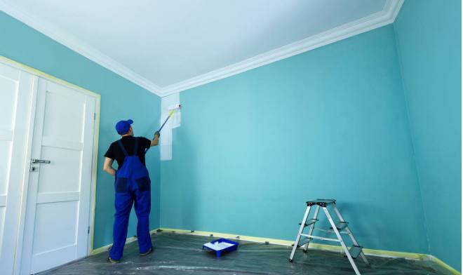 Peinture plafond enduit Cambrai